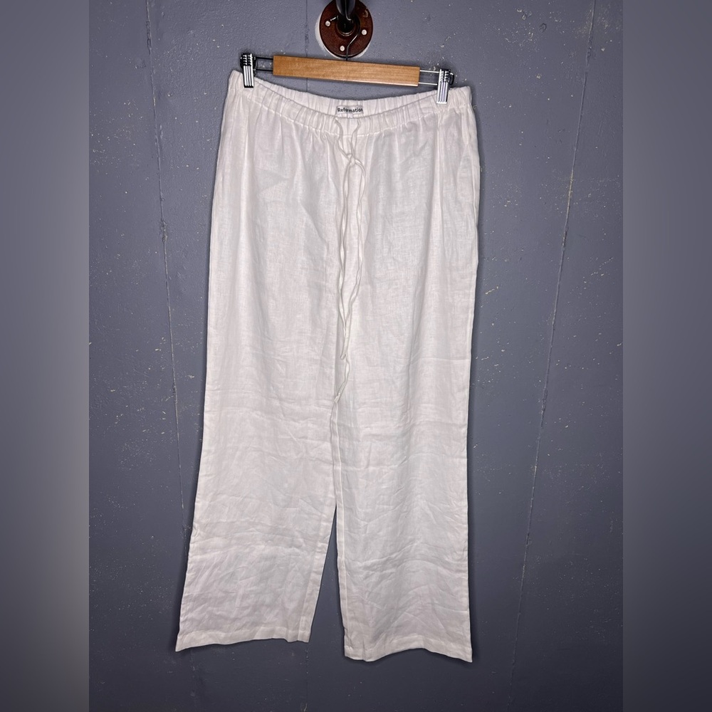 Reformation Olina Linen Pants $120 - Picture 5 of 5